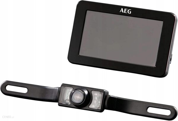 Aeg Kamera Cofania Led W Ramce I Monitor 4,3” Lcd 12V
