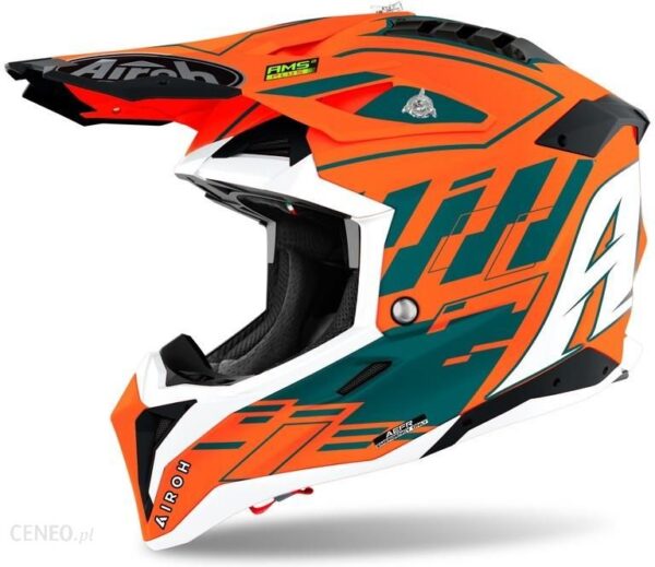 AIROH AVIATOR 3 RAMPAGE ORANGE MATT M Pomarańczowy