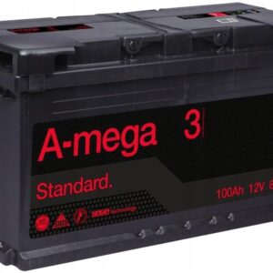 Amega Akumulator Standard M3 100Ah 850A P Plus M3 100Ah