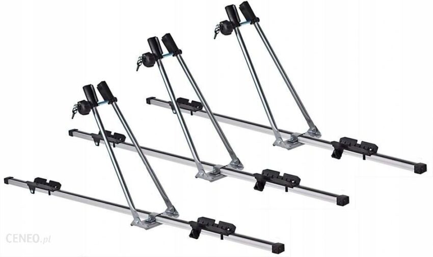 Amos 3x Bagażnik Dachowy Na Rower Uchwyt Rowerowy Alu 7608