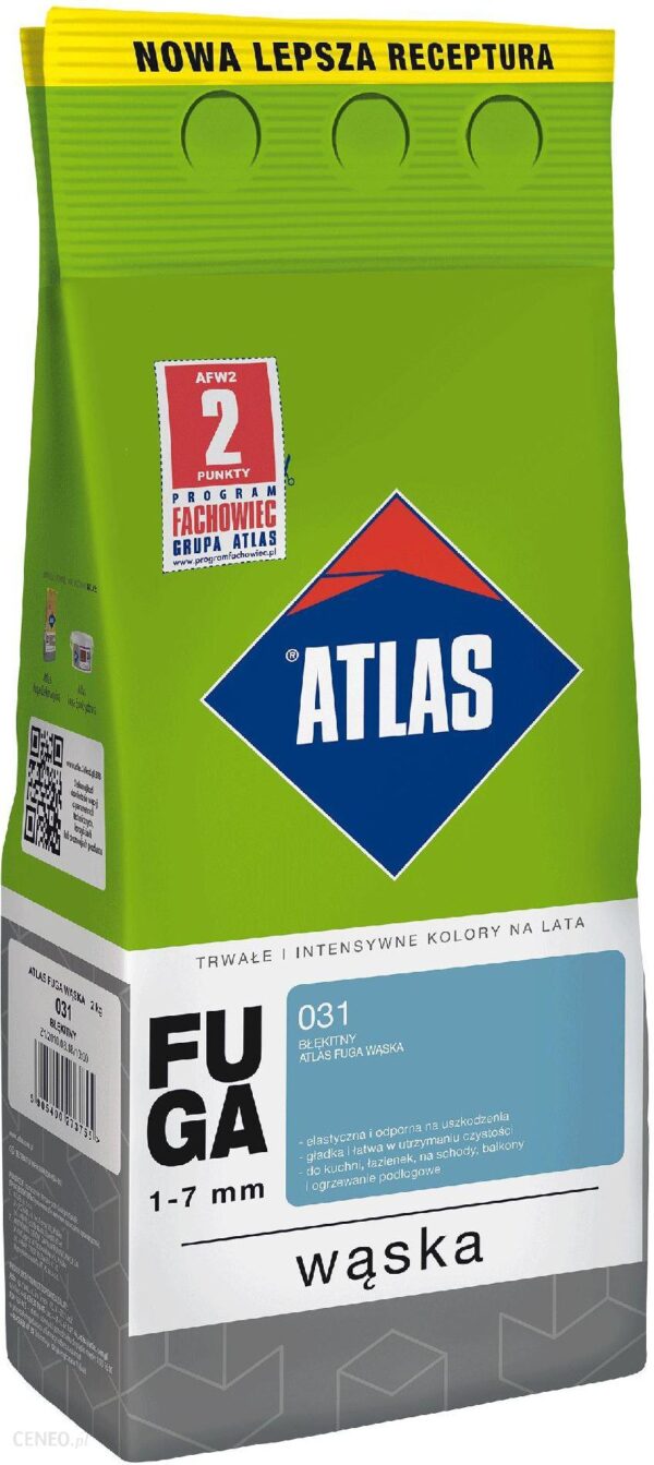 Atlas Fuga wąska 1-7mm czarny 2kg