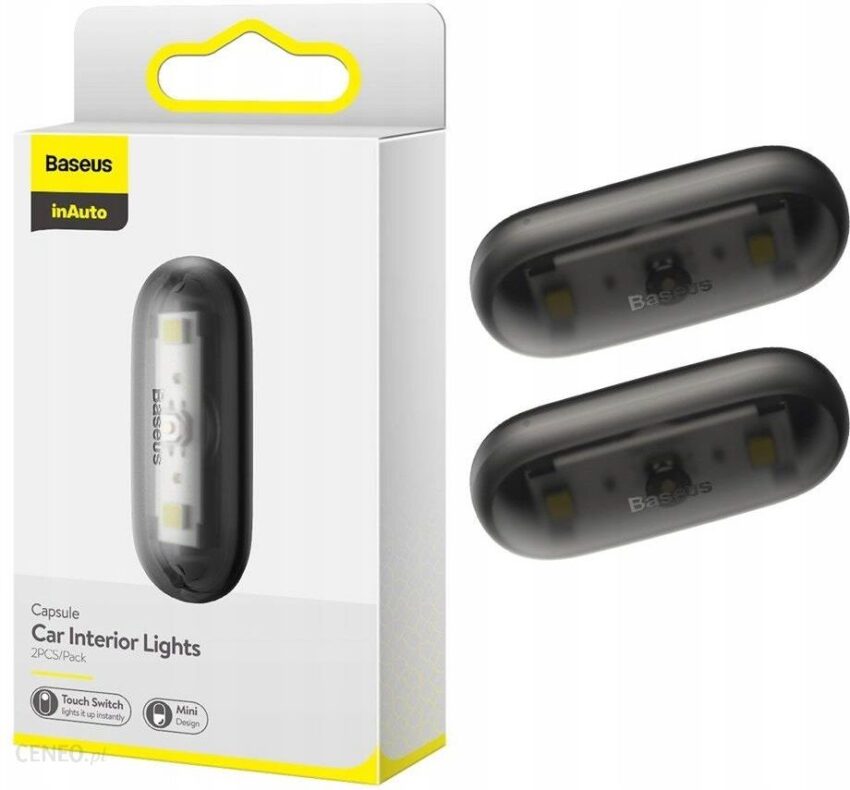 BASEUS 2X SAMOPRZYLEPNA LAMPKA LED SAMOCHODOWA