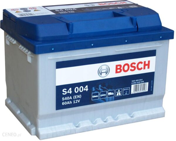 BOSCH S4 004 – 60Ah 540A P+