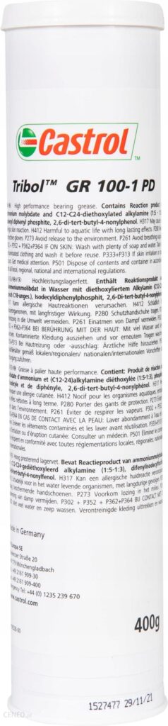 Castrol Tribol Gr 100-1 Pd Łożyskowy Tuba 400G