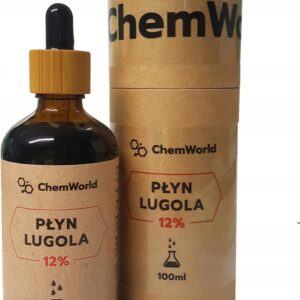 Chemworld Płyn Lugola 12% Czysty Jod Czda 100 Ml
