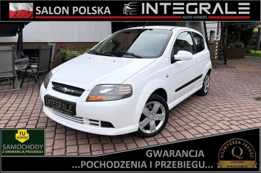 Chevrolet Kalos92TYŚKM SE WHITE LINE 1WŁ KLIMA 08R
