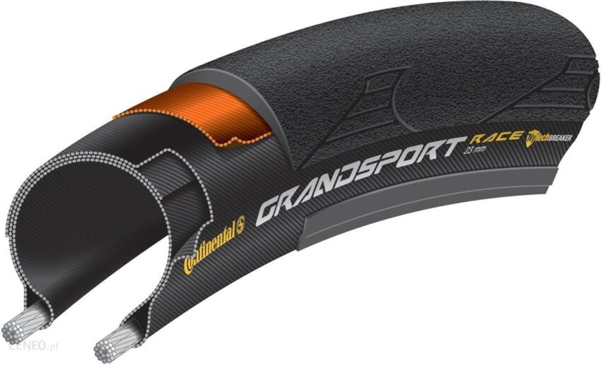 Continental Grand Sport Race 700X28C (28-622) Zwijana Czarny (Co0150118)