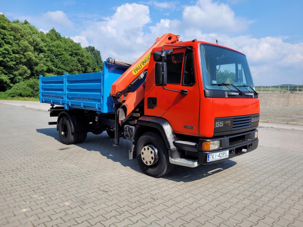 DAF FA 55 * 3 STRONNY WYWROT * HDS * SALON PL