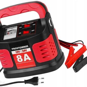 Dbautomotive T0X09 Prostownik 12V 24V 8A Z Wbudowanym Gniazdem