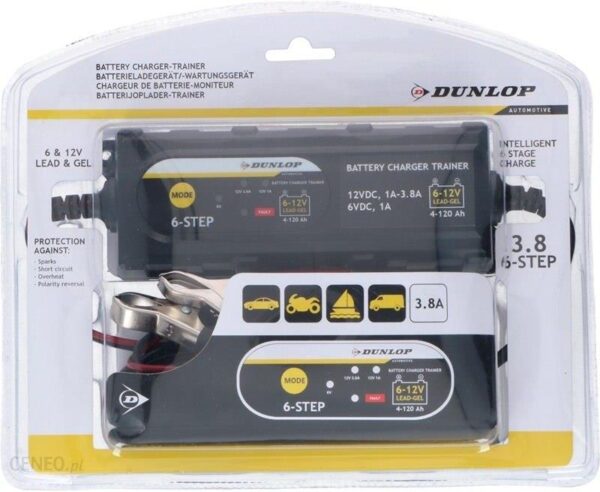 Dunlop Inteligentny prostownik ładowarka 3.8A