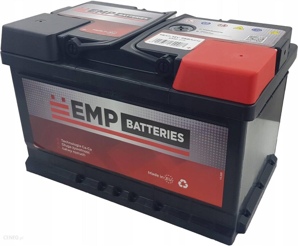 Emp Batteries Akumulator 12V 75Ah 750A 24Mc Gwarancji Polski 575