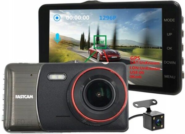 Fastcam B500 Gps Rejestrator Jazdy Kamera Cofania Asystent B500Gps