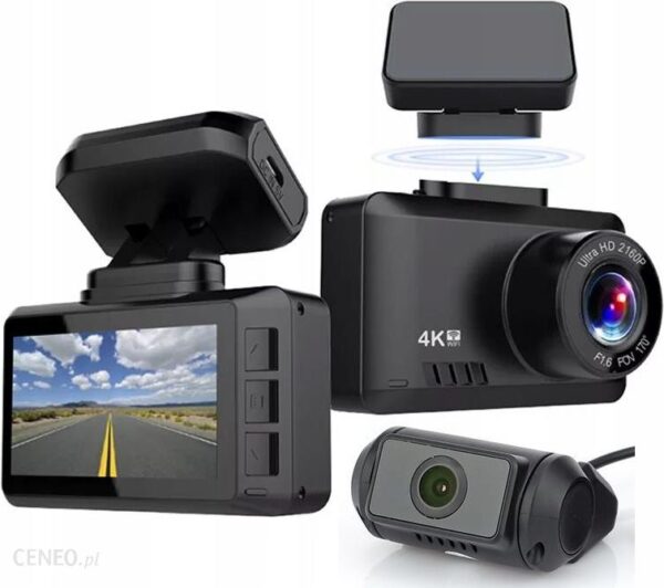 Fastcam K2Produal Wideorejestrator 4K Sony Imx335 Wifi Gps