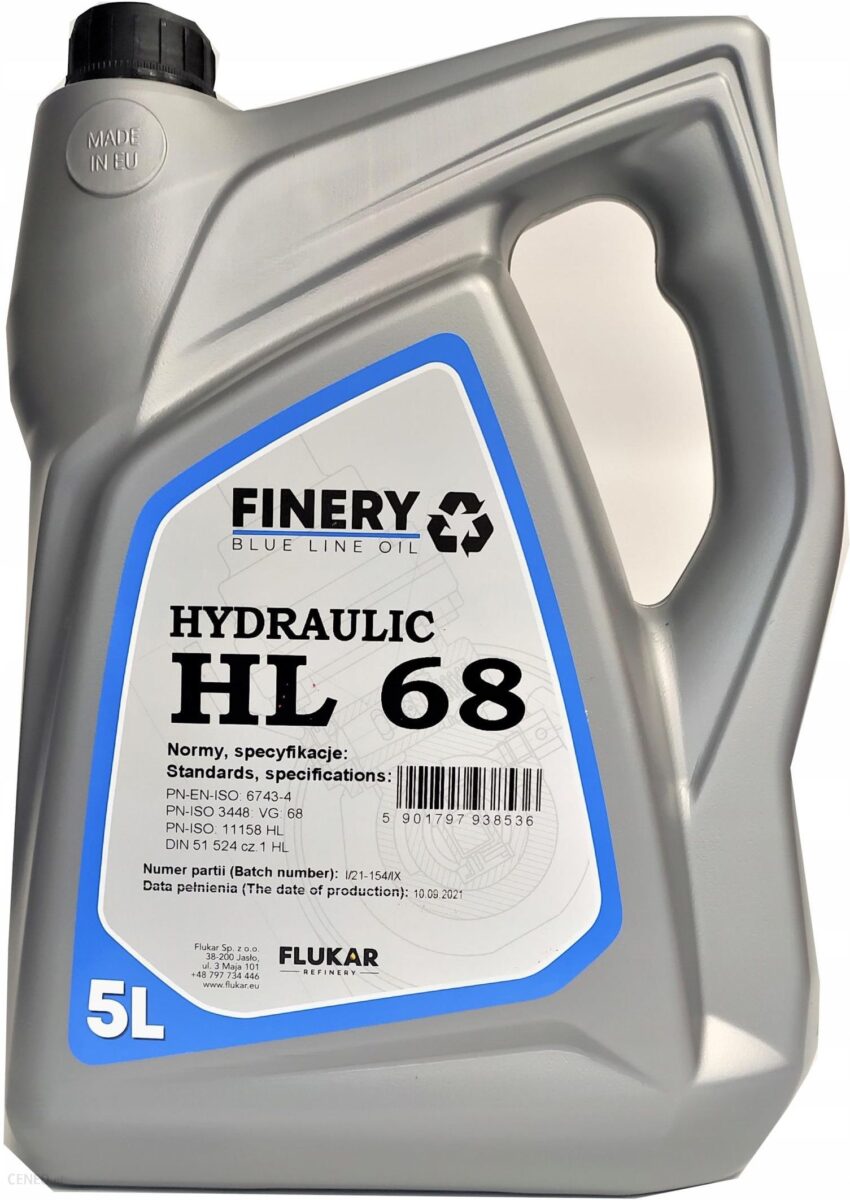 Finery Hydraulic Hl 68 5L. Olej Hydrauliczny