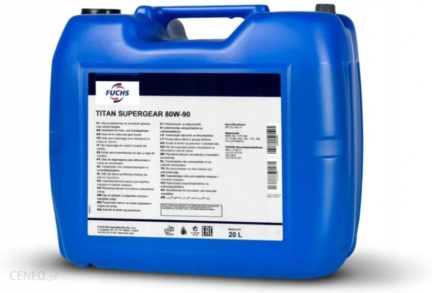 Fuchs Titan Supergear 80W90 – Przekładniowy 20L
