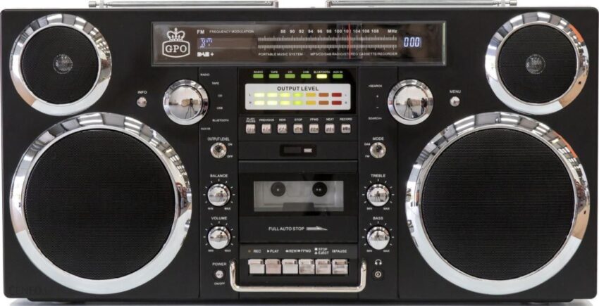 Radioodtwarzacz GPO Retro Brooklyn czarne