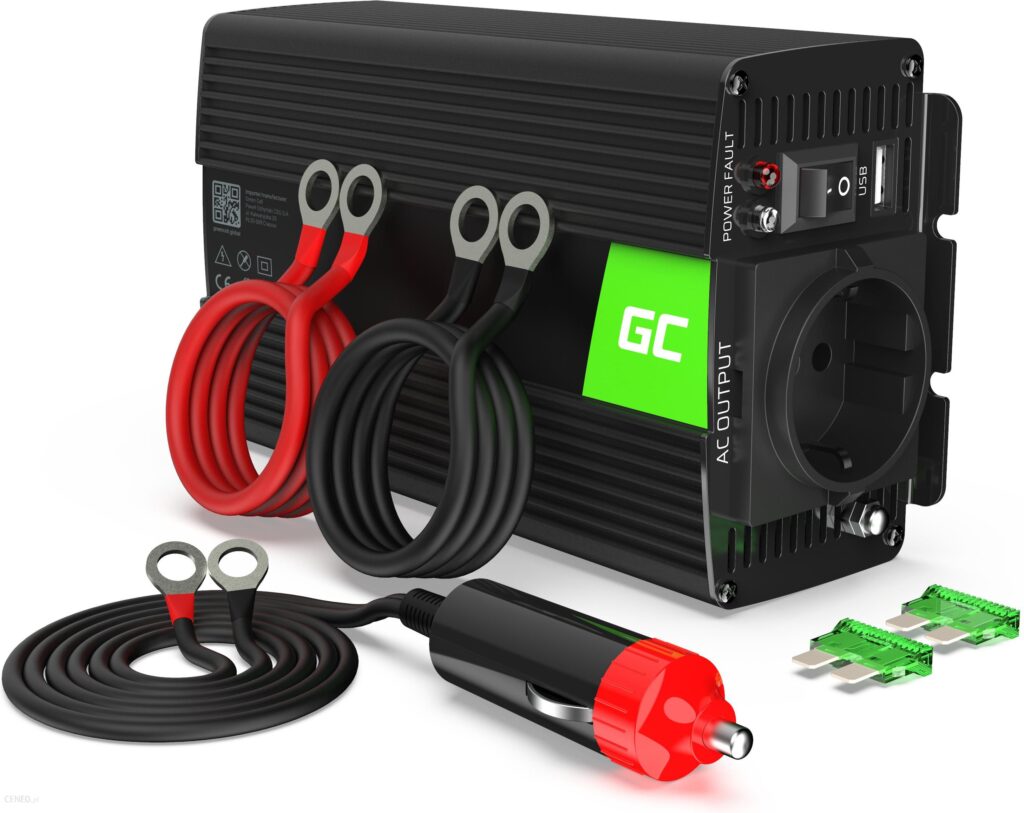 Green Cell Przetwornica Green Cell 24V Na 230V Czysta Sinusoida 500W