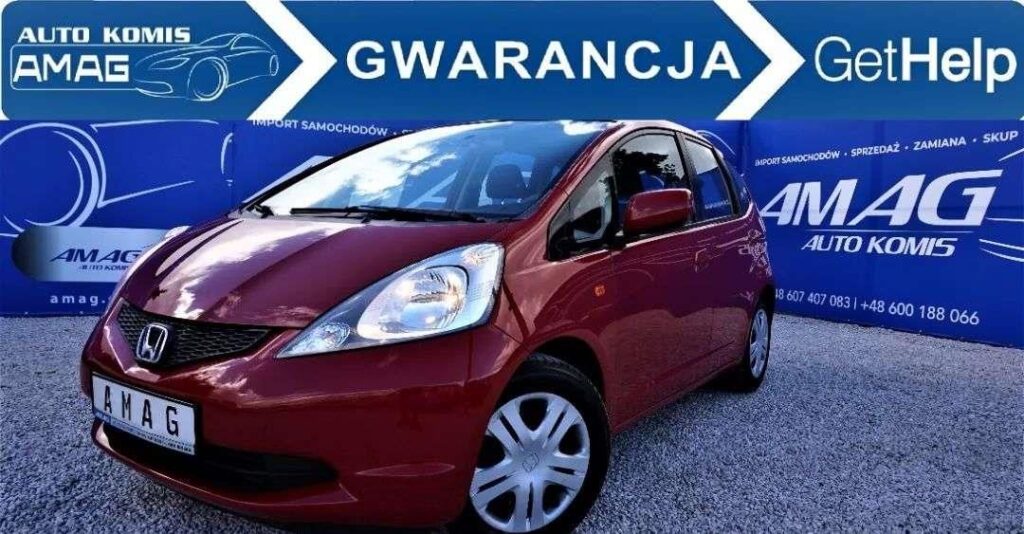 Honda Jazz ManualKlimatyzacja manualnaRadio fa…