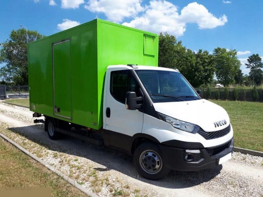 Iveco DAILY 35-150 kontener drzwi boczne winda
