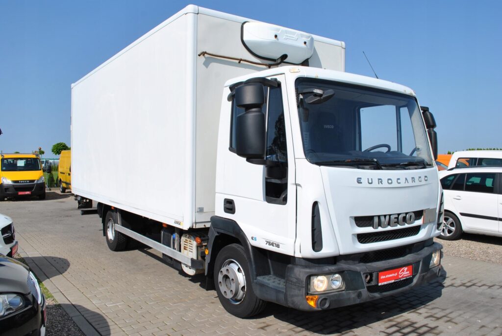 Iveco Eurocargo 75E18 Kontener Winda Izoterma