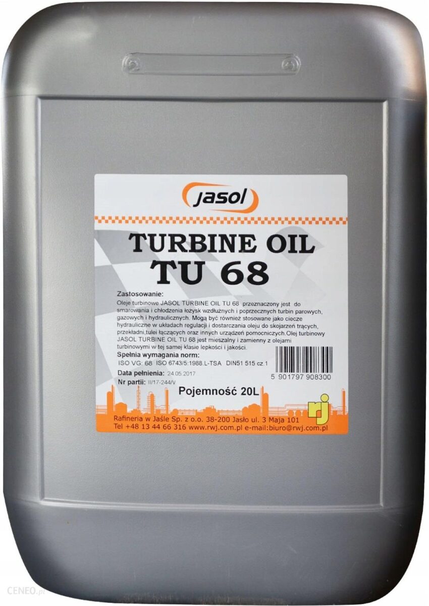 Jasol Olej Turbinowy Tu 68 20L
