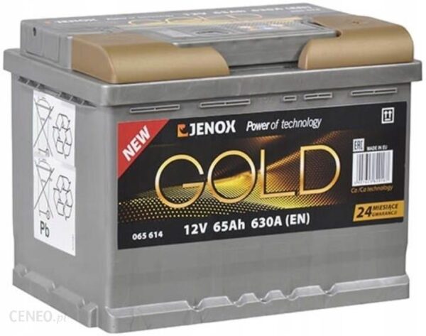 Jenox Akumulator Gold 65Ah 630A P Plus
