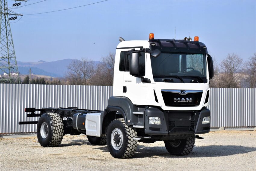 MAN TGS 18.480 * RAMA DO ZABUDOWY 5,20 m * 4×4