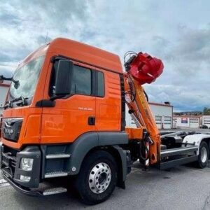 MAN TGS 400 Hakowiec Zuraw 7m kontener