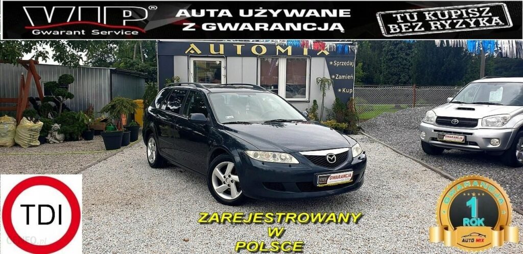 Mazda 6 Super stan!BEZ RDZY,Zakonserwowana,Idealna