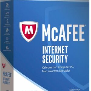 McAfee Internet Security 2017 1U 1Rok BOX