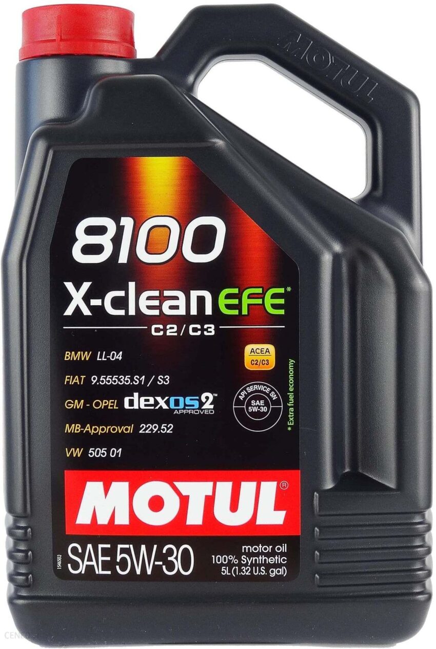 MOTUL 8100 X-CLEAN EFE 5W30 dexos2 olej silnikowy 5L