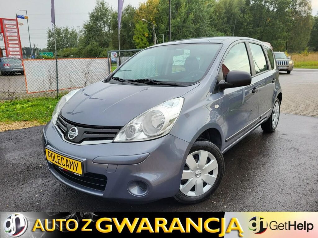Nissan Note 1.5d 5lt na 100km Klima Niemcy 1WŁ