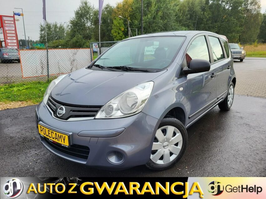Nissan Note 1.5d 5lt na 100km Klima Niemcy 1WŁ
