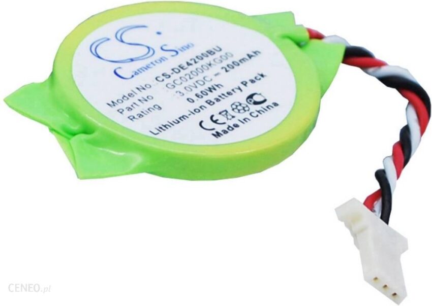 Ogniwo BackUp CS Cameron Sino Zamiennik oryginalnego akumulatora GC02000KG00 3 V 200 mAh