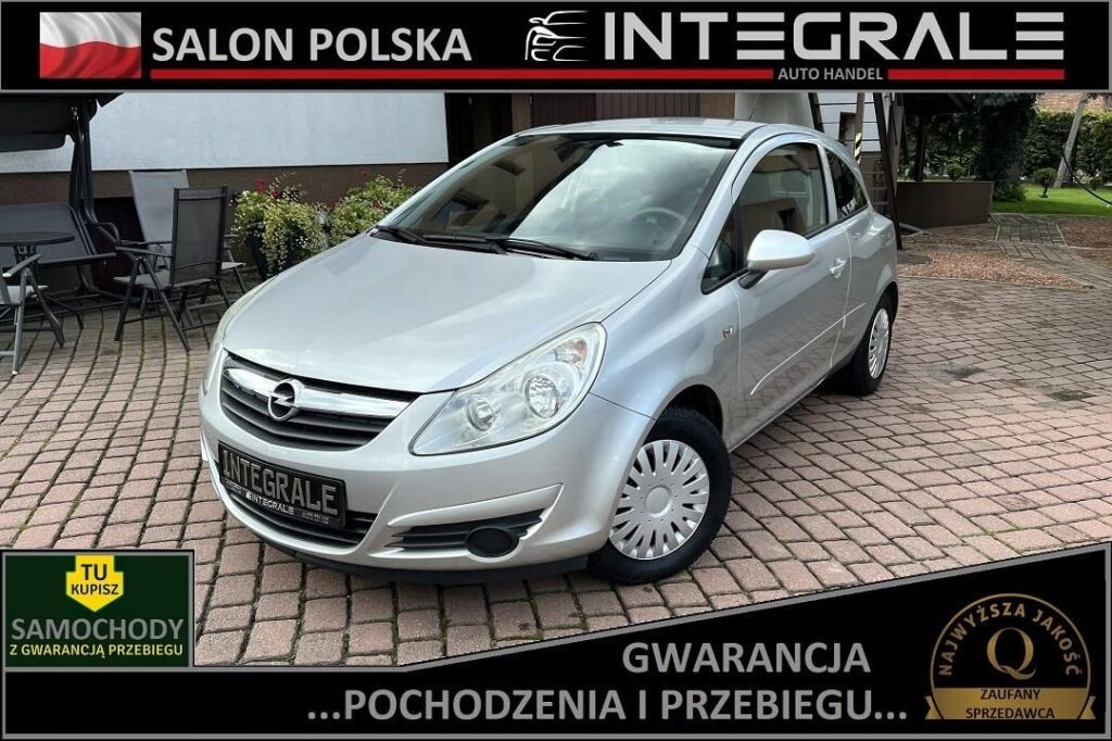 Opel Corsa UNIKAT TYLKO 45TYŚKM! 1WŁ KLIMA 1.2 08R