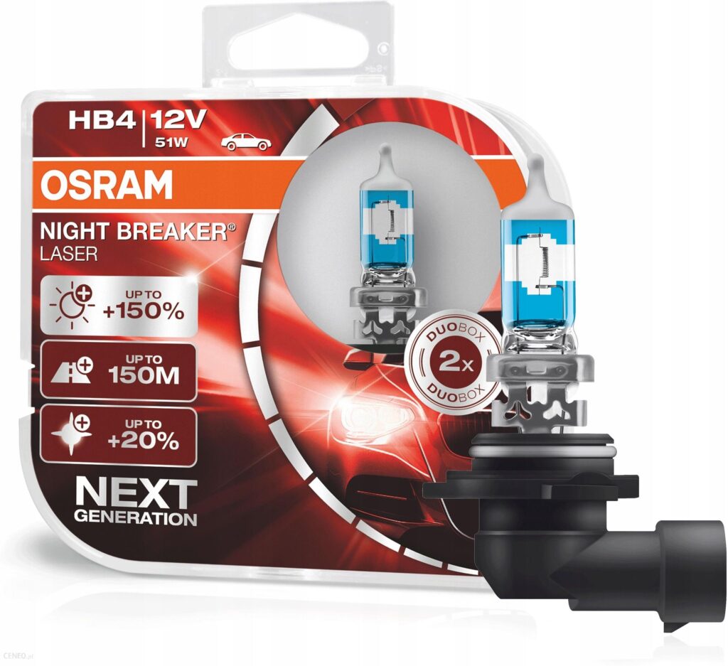 Osram 9006 Hb4 Night Breaker Laser Plus 150% Olsztyn