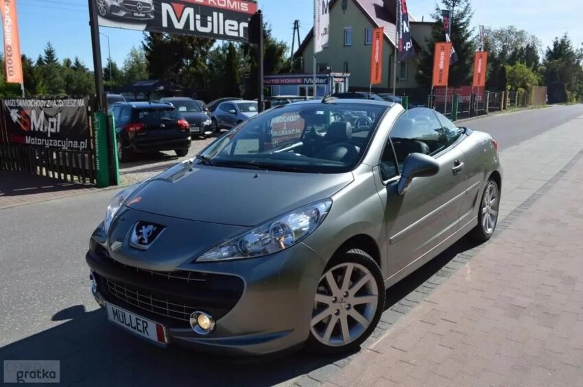 Peugeot 207 CC 1.6Benzyna-120Km Cabrio,Parctronic