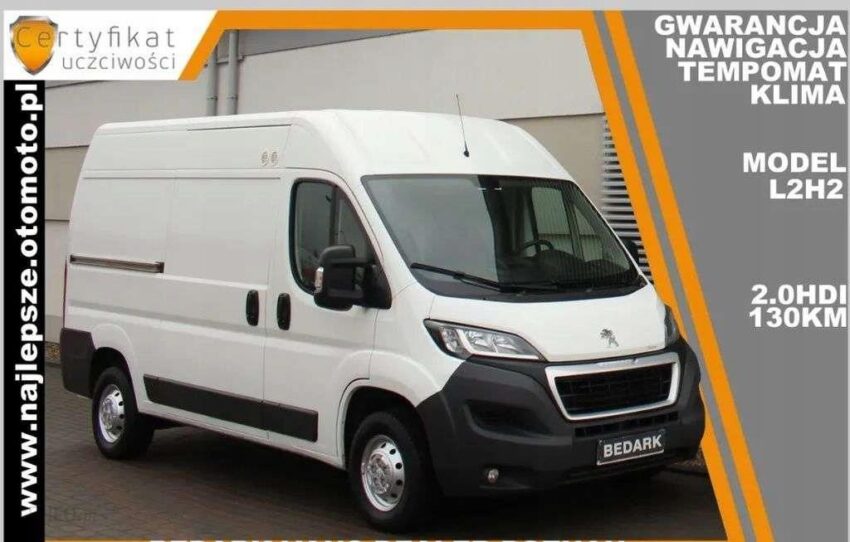 Peugeot Boxer L2H2, IX 2016, gwarancja, nawiga…