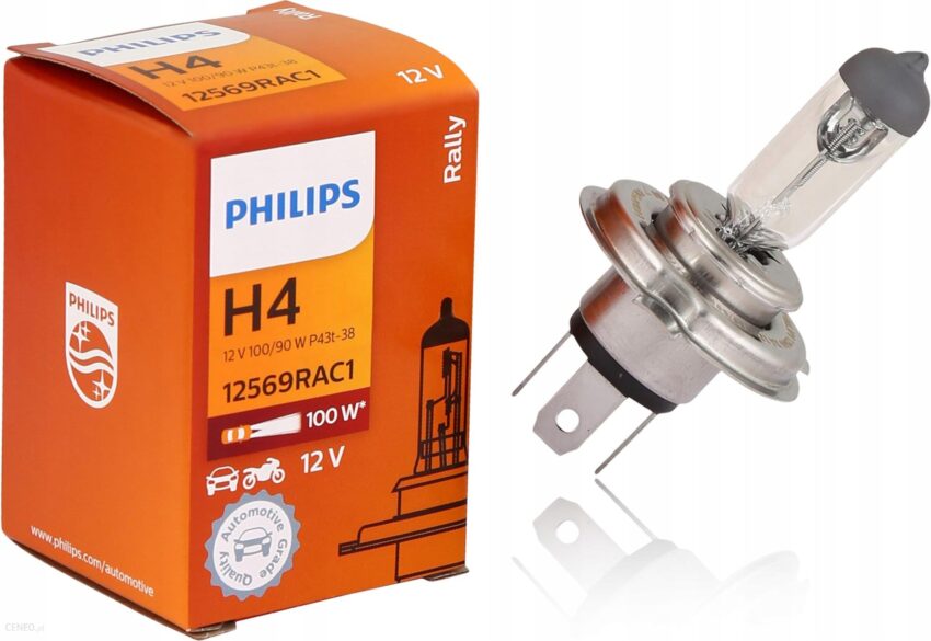 Philips Żarówka H4 P43T-38 Rally 40177930