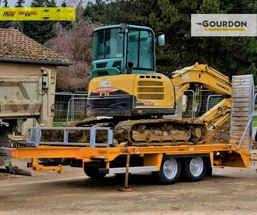 PRZYCZEPA DO KOPARKI NISKOPODWOZIOWA 8T 8000 KG