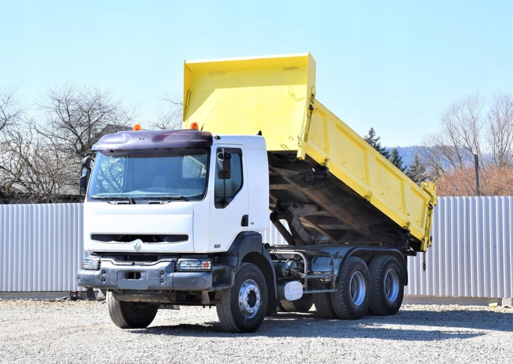 Renault KERAX 370 DCI WYWROTKA 5,10m+BORDMATIC/6×4