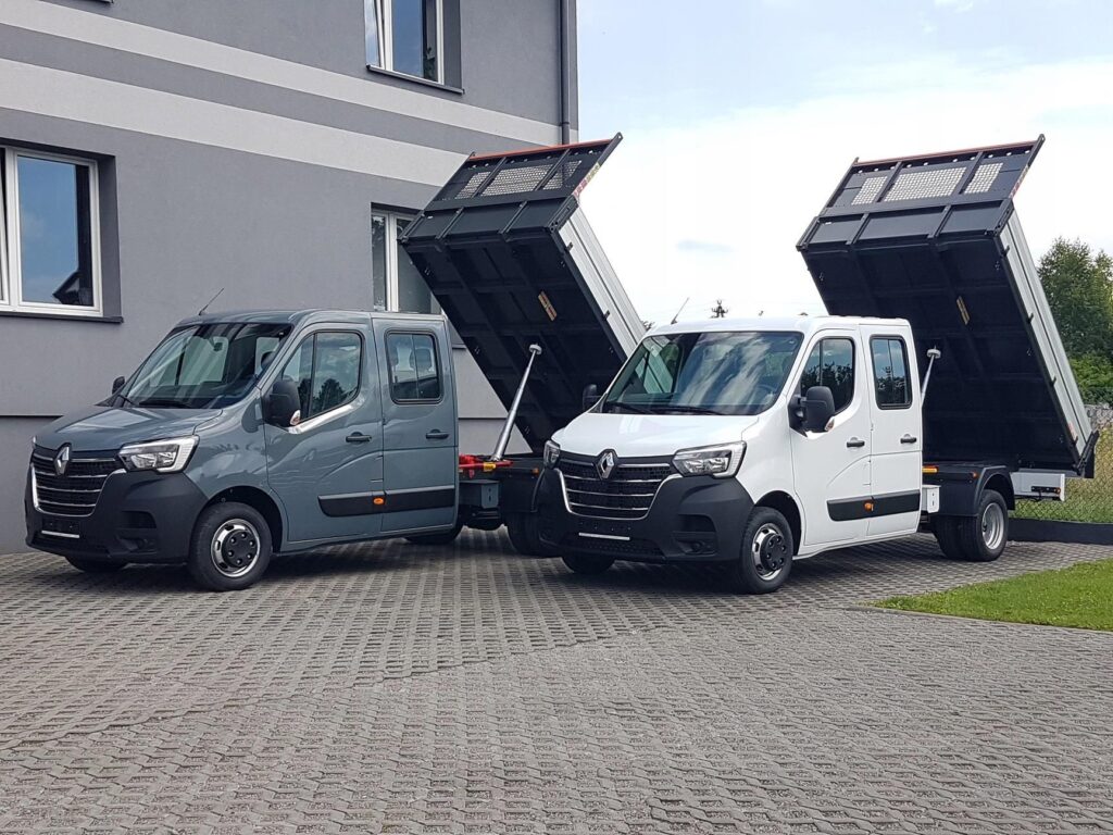 RENAULT MASTER WYWROTKA 6-OSÓB KIPER DOKA KLIMA