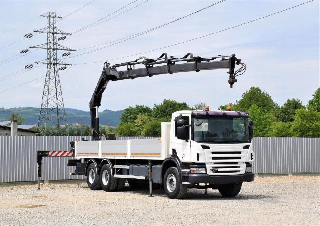 Scania P340 Skrzynia 7,60m* HIAB 166D-4HIDUO /6×4