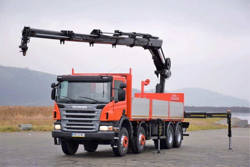 Scania P400 Skrzynia 7,25m+HIAB 288EP-5HIPRO+PILOT