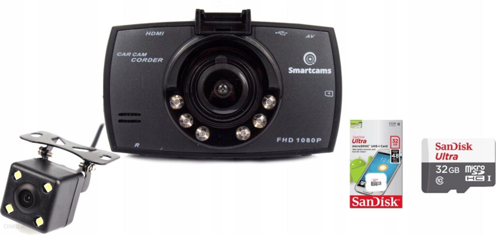 Smartcams Kamera Samochodowa Przód Tył Full Hd Jse 226 Plus 32Gb Cdr22632
