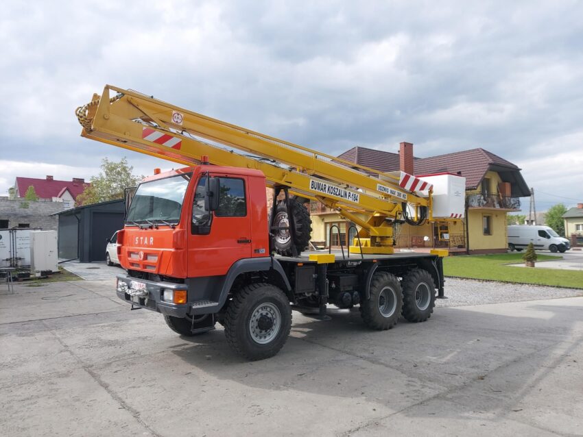 Star 266 M 6×6 MAN PODNOŚNIK KOSZOWY P-184H