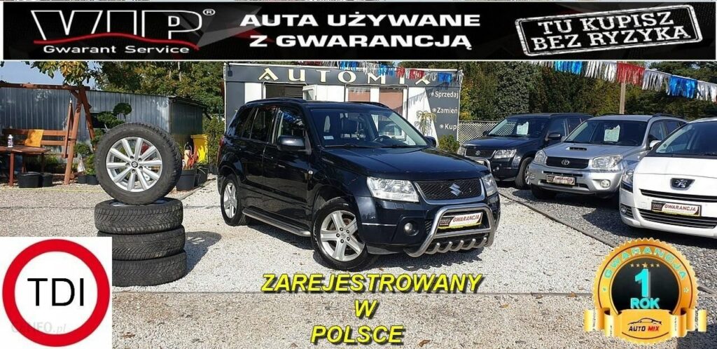 Suzuki Grand Vitara 1,9 DIESEL *4×4 Rury*Progi *