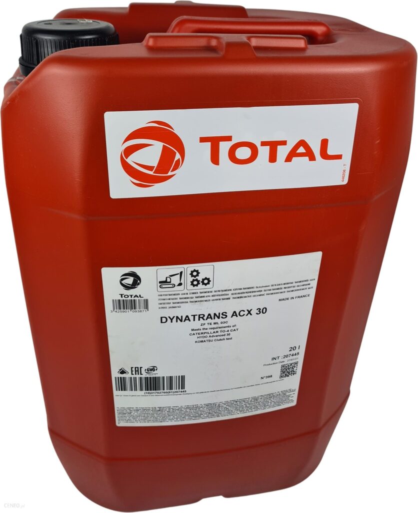 Total Olej Hydrauliczny Dynatrans Acx 10W 20L