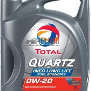 TOTAL QUARTZ INEO LONG LIFE FUEL ECONOMY C5 0W20 VW 508.00/509.00 TFSI olej silnikowy 5L