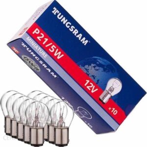 Tungsram Żarówki P21 5W Bay15D 12V 21 10 Szt.
